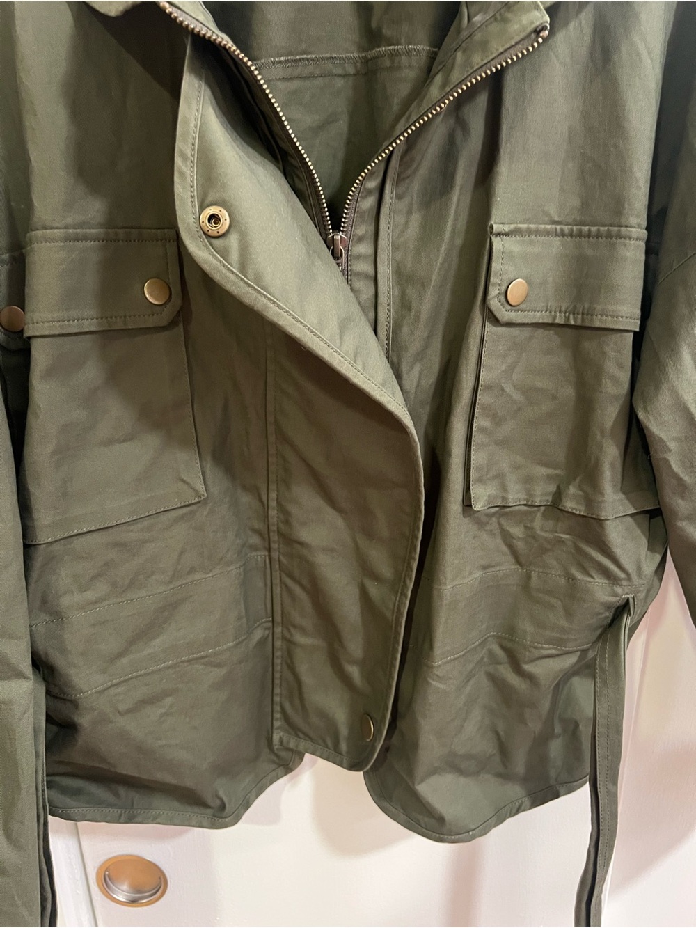 Anthropologie Women's Olive Green Utility Jacket - Picture 4 of 6